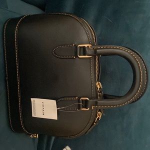 Coach black revel dome bag